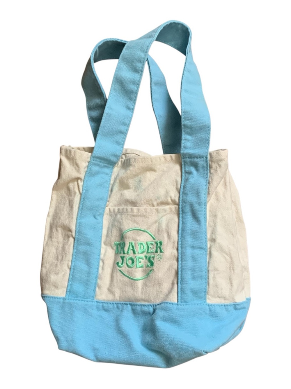 Trader Joe’s Mini Pastel Canvas Tote Bag